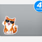Funny Cat Stickers Vinyl Stickers