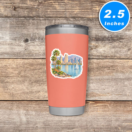 San Diego Vinyl Stickers