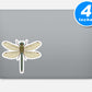 Vintage Dragonfly Nature Sticker Vinyl Stickers