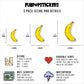Banana Vinyl Stickers