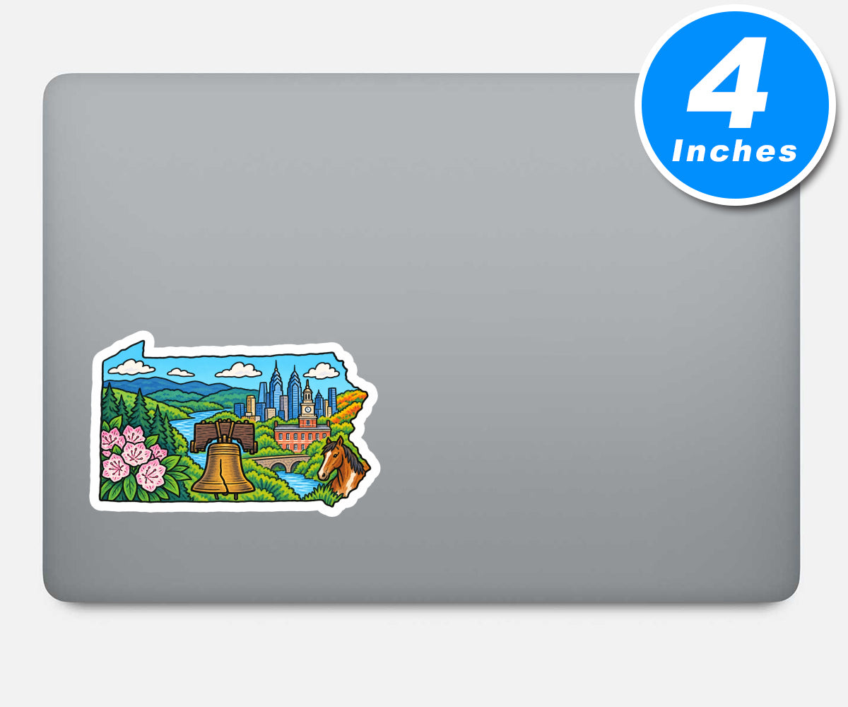 Pennsylvania Vinyl Stickers
