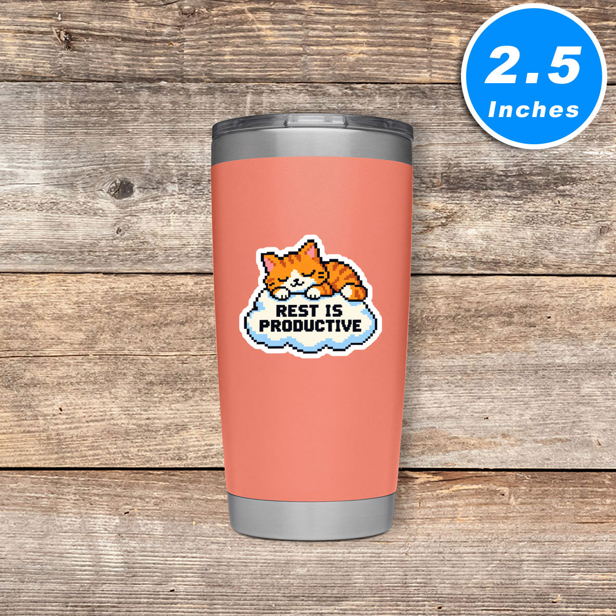 Rest Is Productive Quote Vinyl Stickers