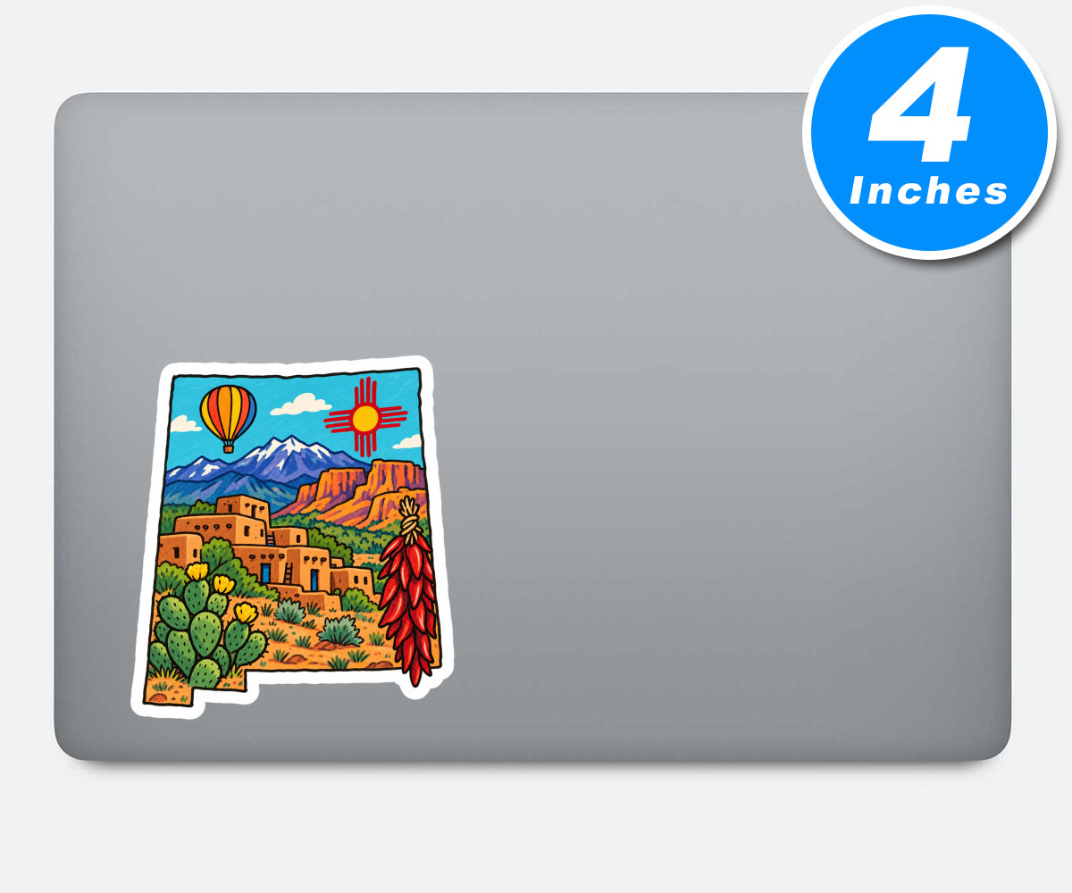 New Mexico Vinyl Stickers