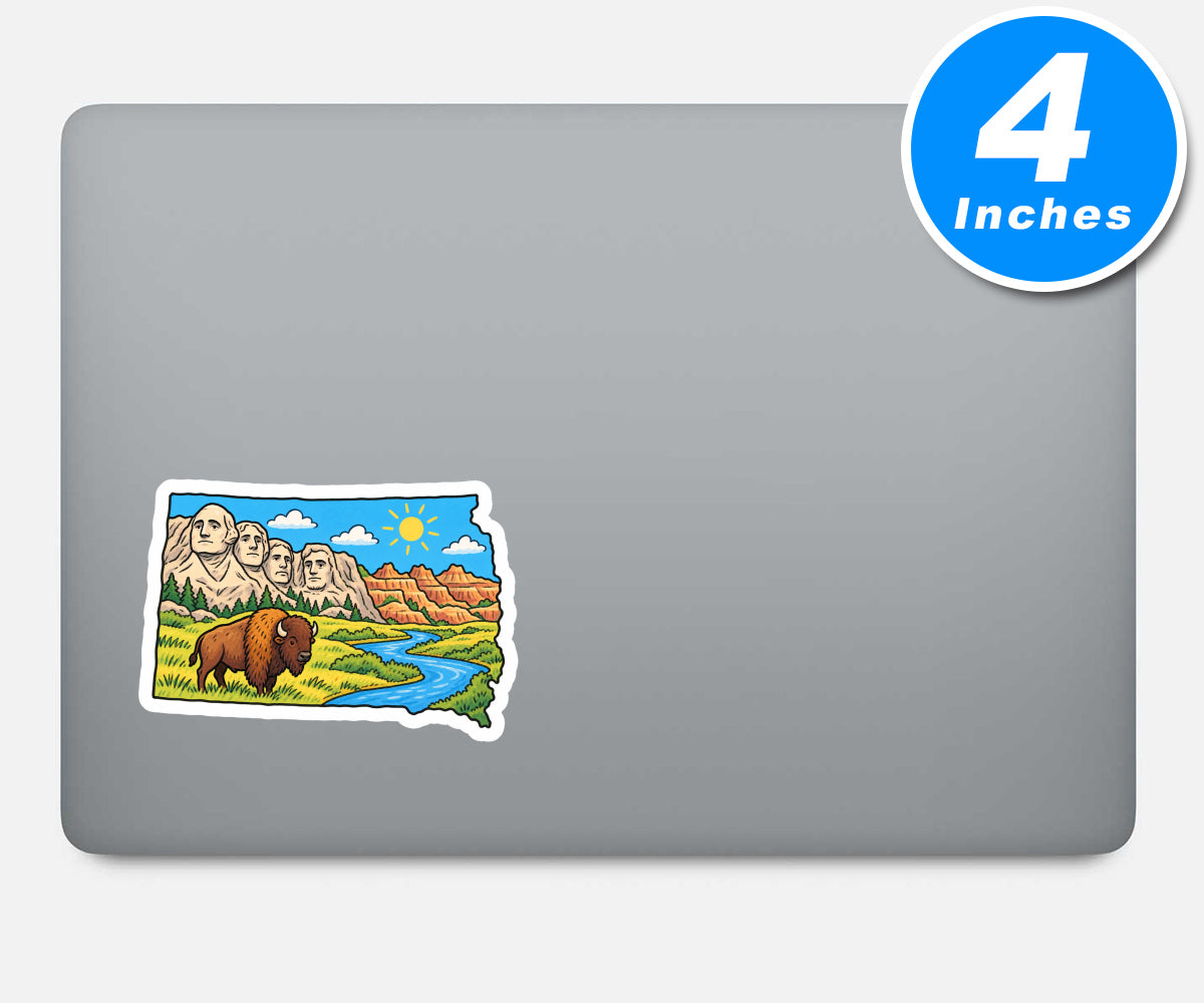 South Dakota Vinyl Stickers