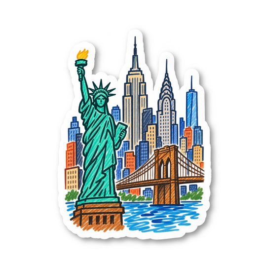New York City Vinyl Sticker