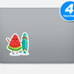 Watermelon Surboarding Vinyl Stickers