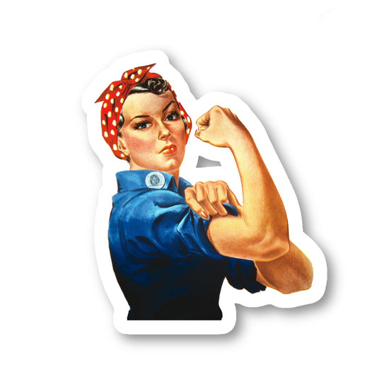 Rosie The Riveter Vinyl Sticker