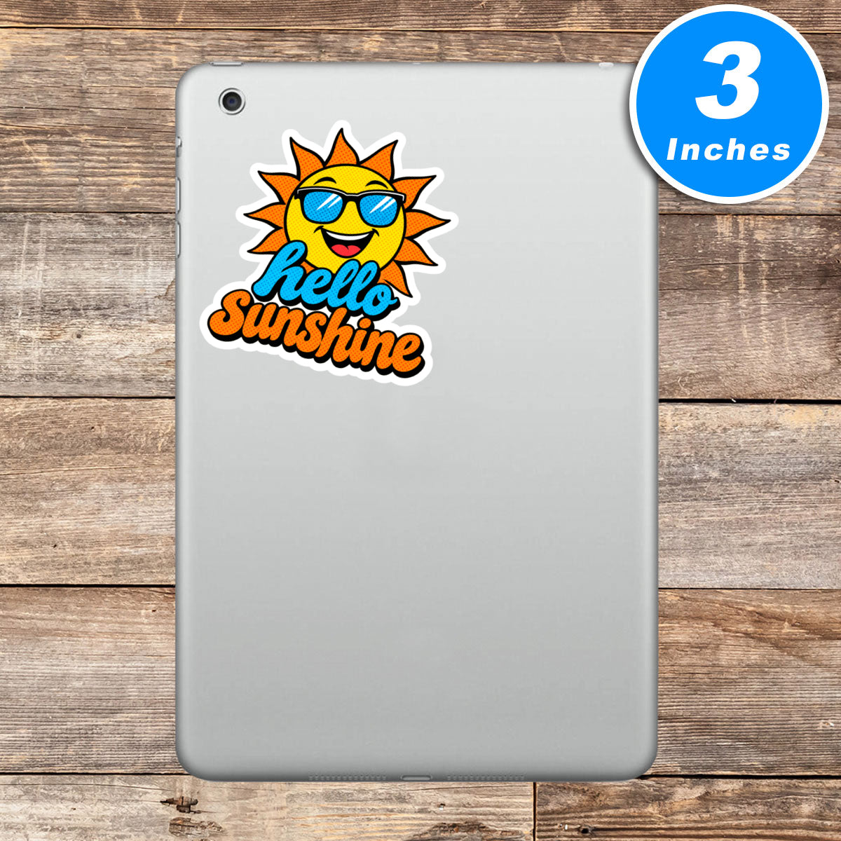 Hello Sunshine Vinyl Sticker Vinyl Stickers