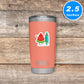 Watermelon Surboarding Vinyl Stickers