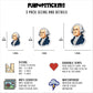 George Washington Vinyl Stickers