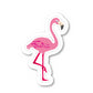 Pink Flamingo Vinyl Sticker
