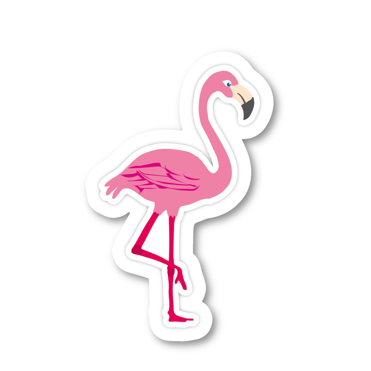 Pink Flamingo Vinyl Sticker