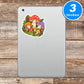 Cute Mushroom Forest Stickers Vinyl Stickers