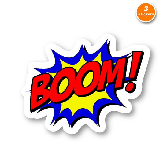 Boom Vinyl Sticker