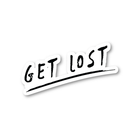 Get Lost Vinyl Sticker