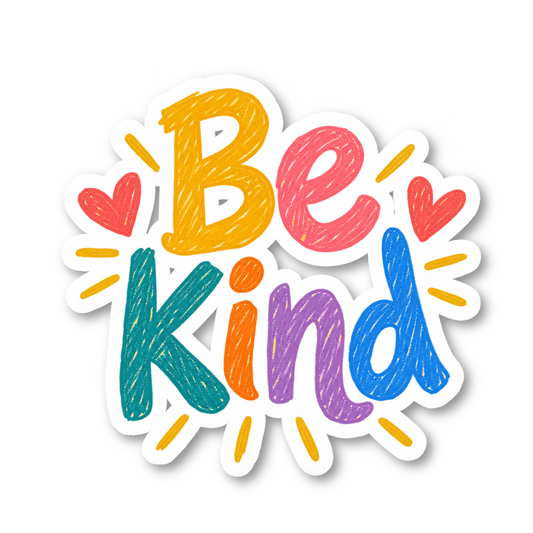 Be Kind Vinyl Stickers Vinyl Sticker