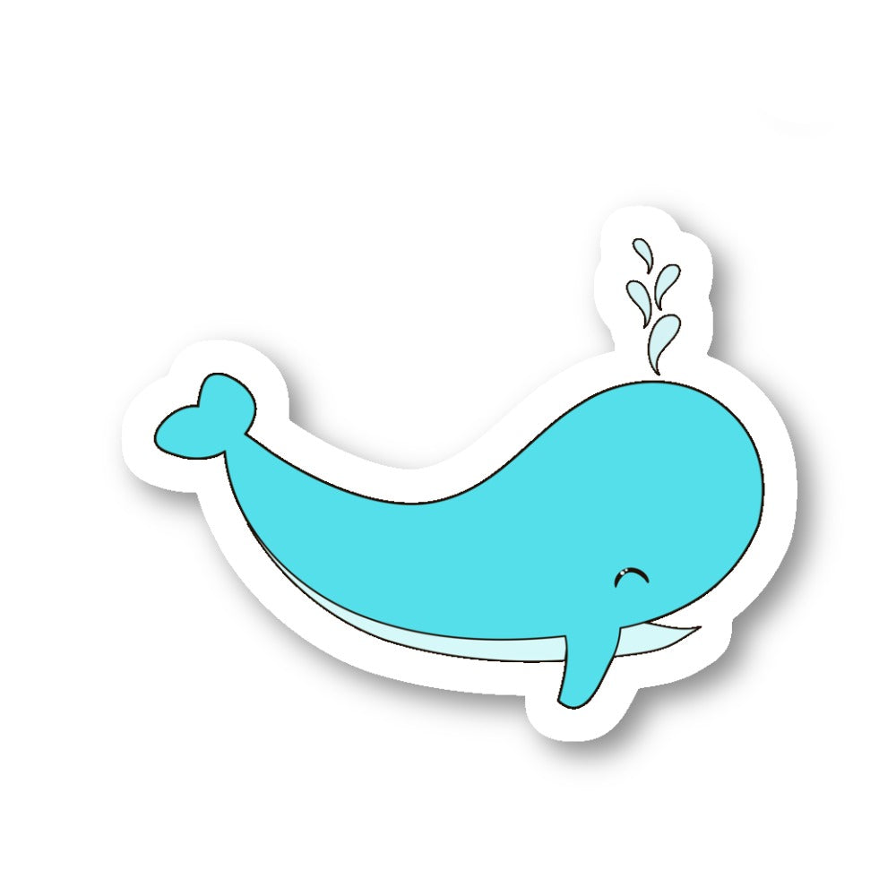 Whale Vinyl Sticker