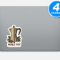 Moka Pot Vinyl Stickers