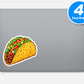 Latin Food Vinyl Stickers