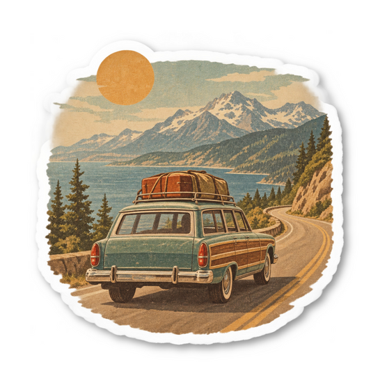Road Trip Vinyl Sticker