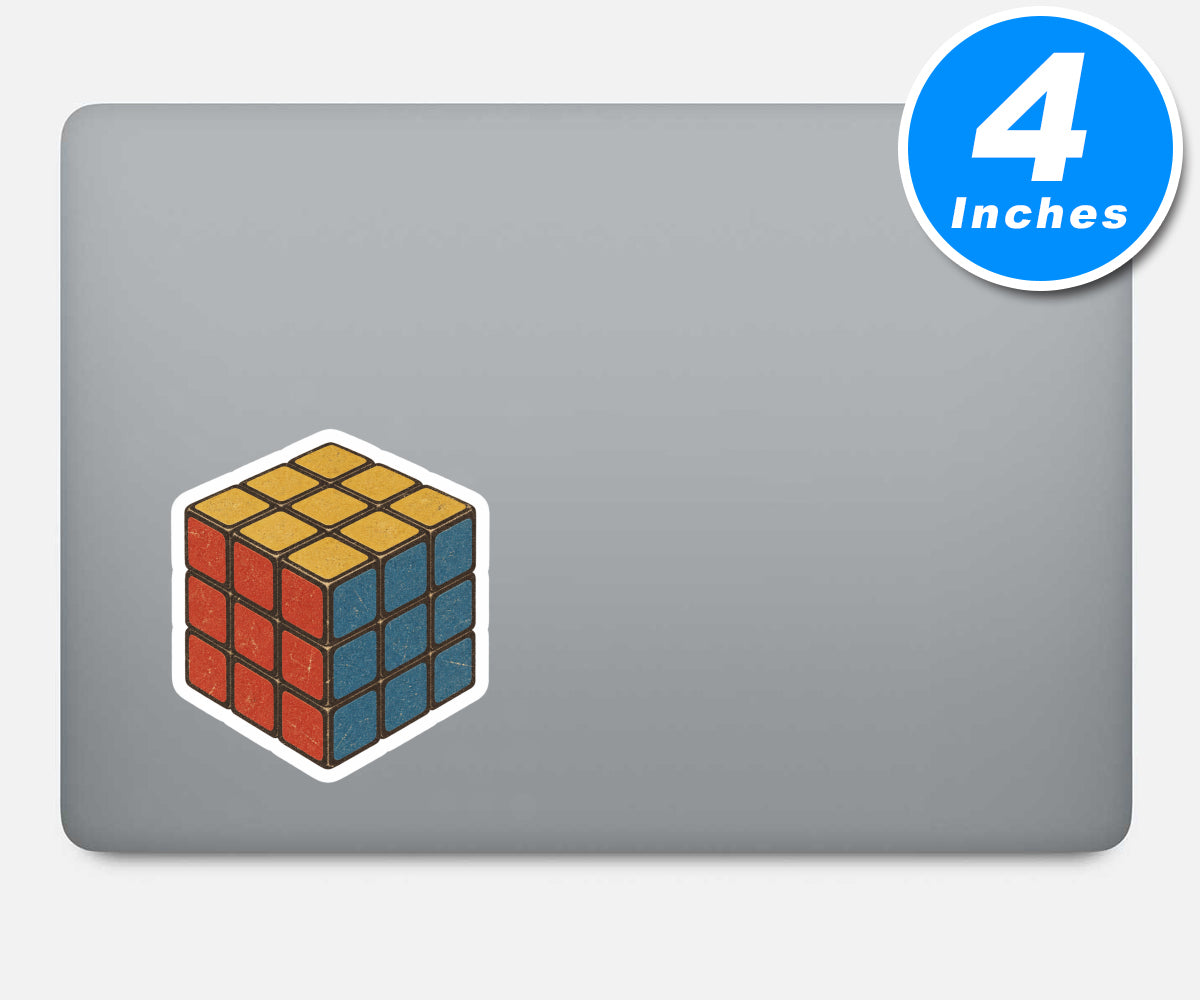Rubiks Cube Vinyl Stickers