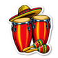 Latin Music Vinyl Sticker