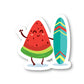 Watermelon Surboarding Vinyl Sticker