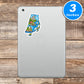 Rhode Island Vinyl Stickers