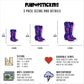 Floral Cowboy Boots Vinyl Stickers
