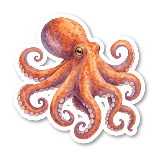Octopus Stickers Vinyl Sticker