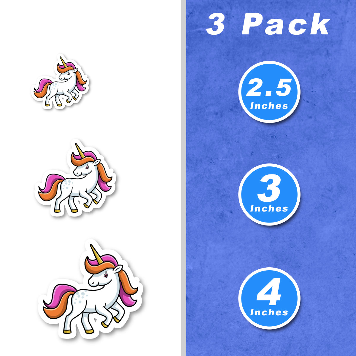 Unicorn Pink Vinyl Stickers