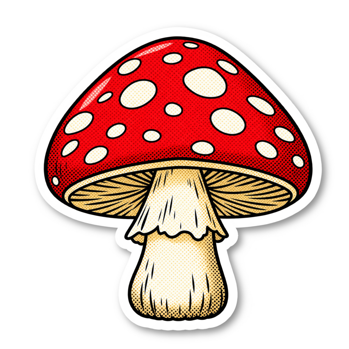Mushroom Stickers Vinyl Sticker