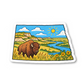 North Dakota Vinyl Sticker