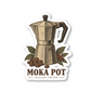 Moka Pot Vinyl Sticker