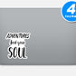 Adventure Feed Your Soul Vinyl Stickers