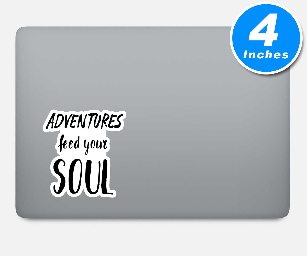 Adventure Feed Your Soul Vinyl Stickers