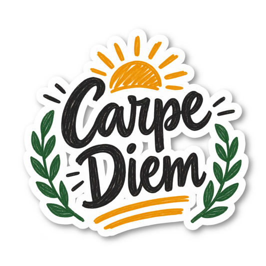 Latin Quotes Vinyl Sticker
