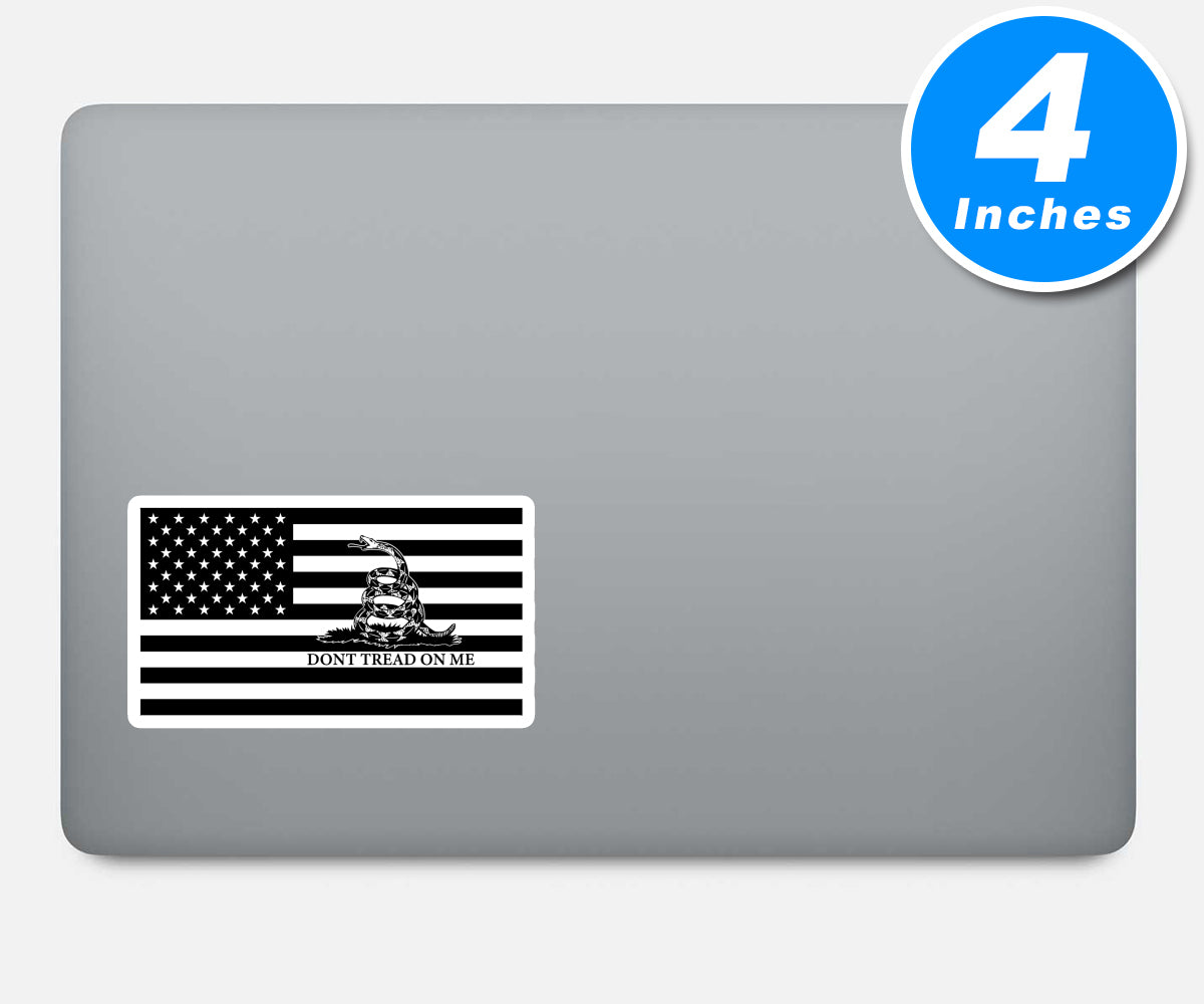 American Flag Dont Tred On Me Vinyl Stickers