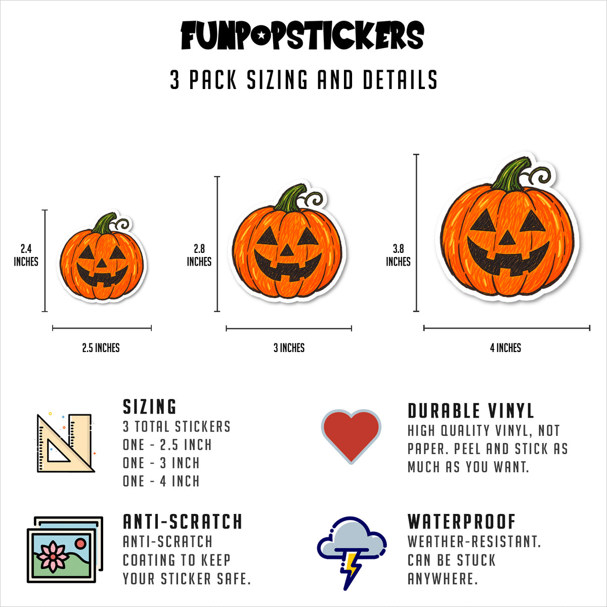 Halloween Vinyl Stickers