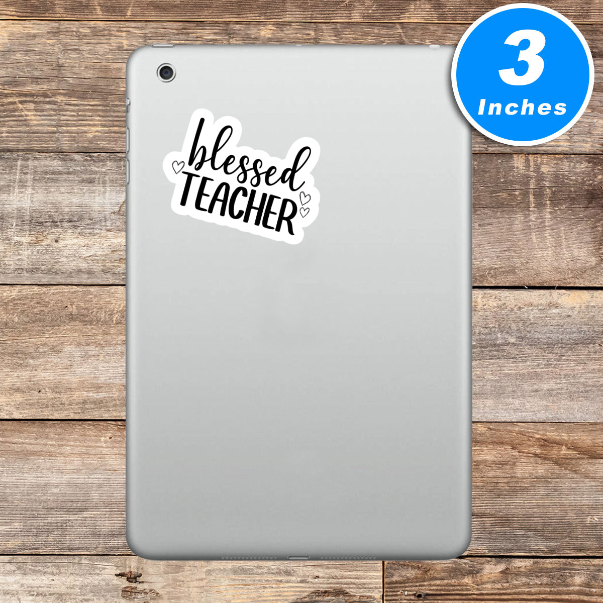 Blessed Teacher Hearts Vinyl Stickers