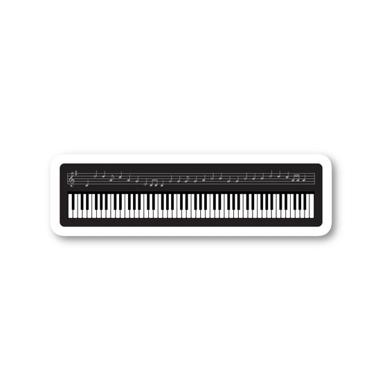 Musical Piano Vinyl Sticker