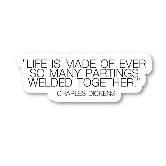 Charles Dickens Vinyl Sticker