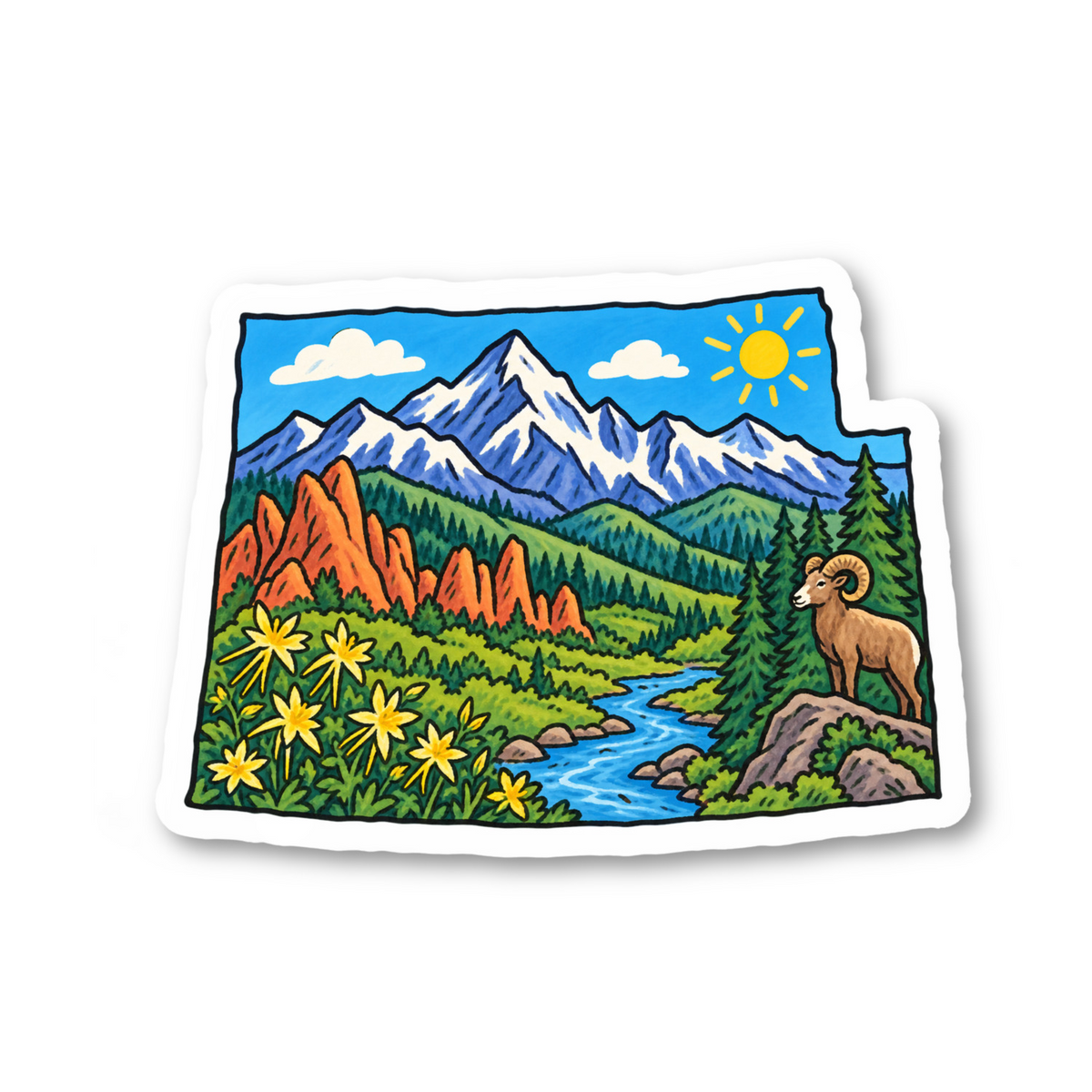 Colorado Vinyl Sticker