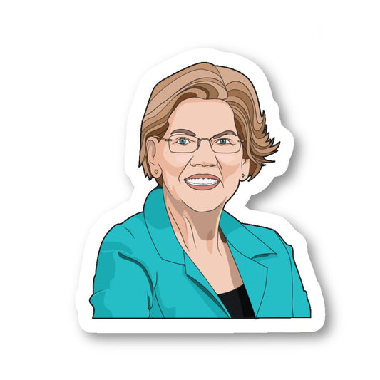Elizabeth Warren Vinyl Sticker