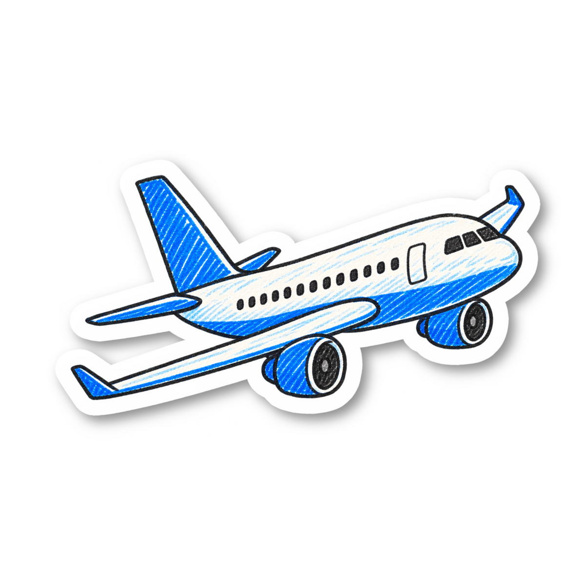 Airplane Sticker Vinyl Sticker