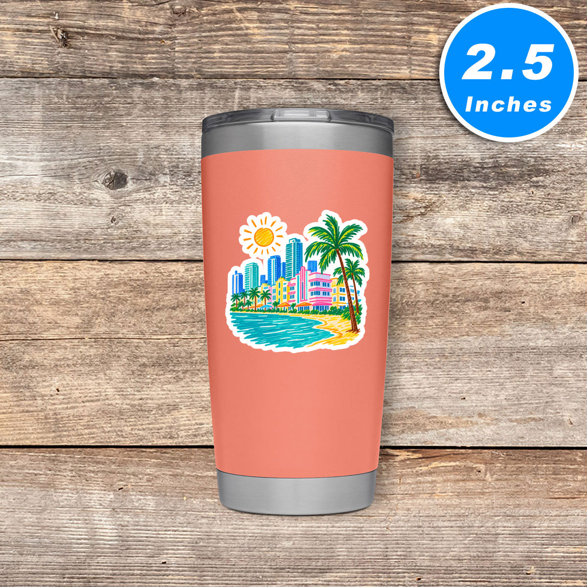Miami Vinyl Stickers