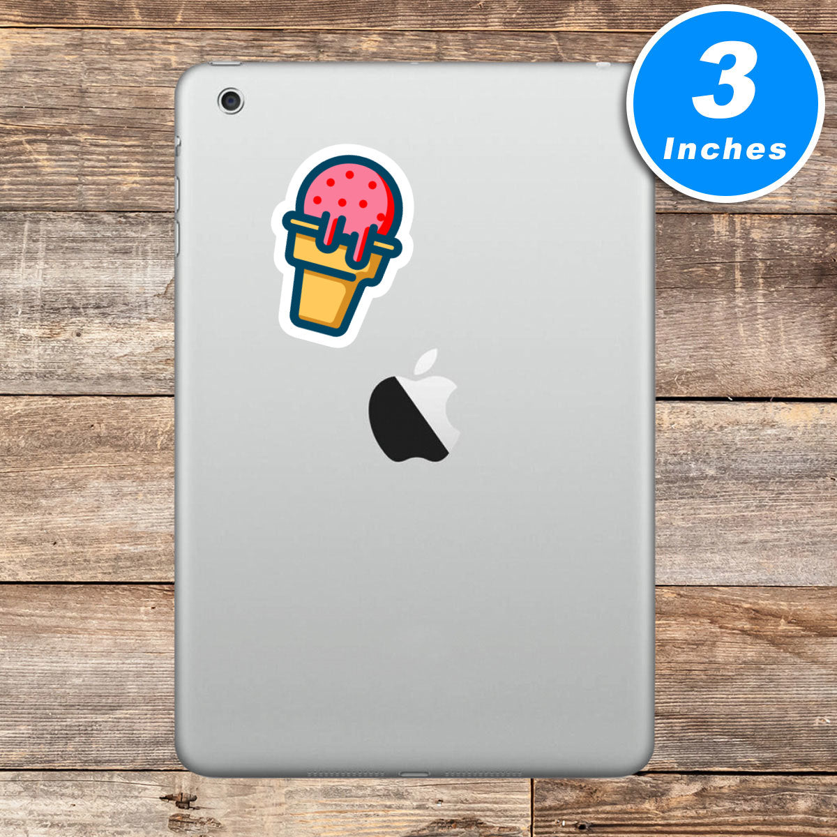 Ice Cream Cone Vinyl Stickers