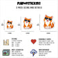 Funny Cat Stickers Vinyl Stickers