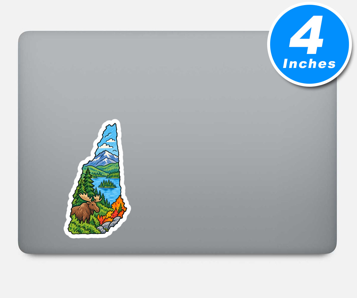 New Hampshire Vinyl Stickers