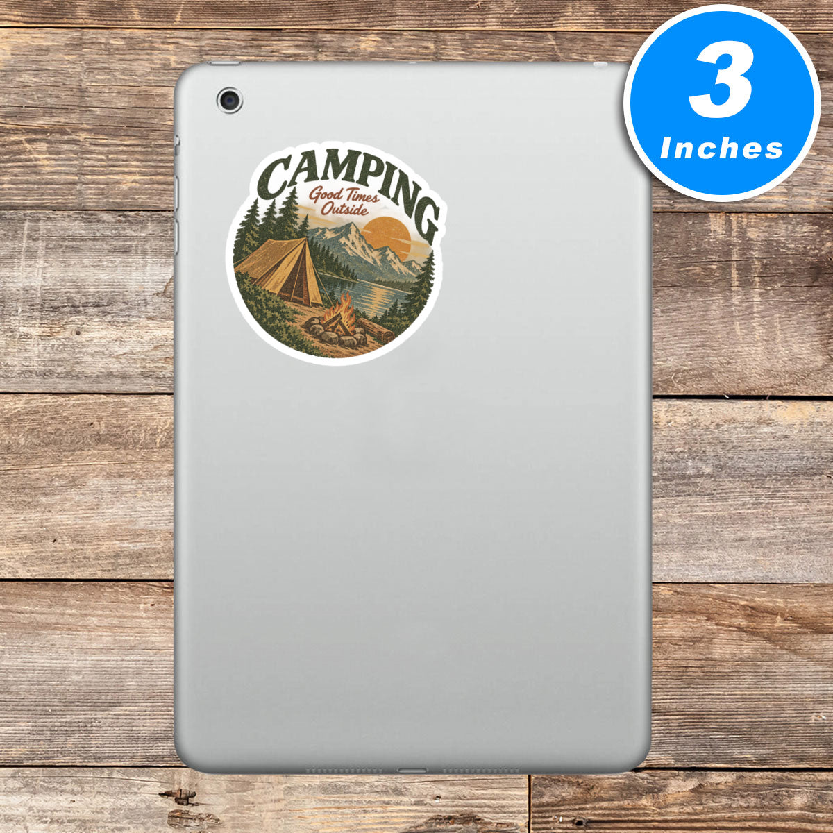 Camping Stickers Vinyl Stickers